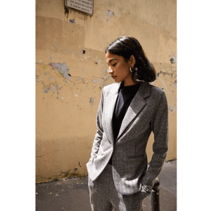 Ichi Herringbone Kate Blazer